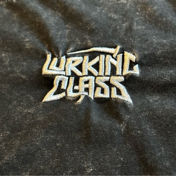 Lurking Class by Sketchy Tank Metal Scythe 2Fer Black Long Sleeve T-Shirt Small - Picture 4 of 10